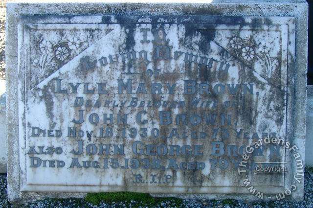 Brown, Lyle Mary